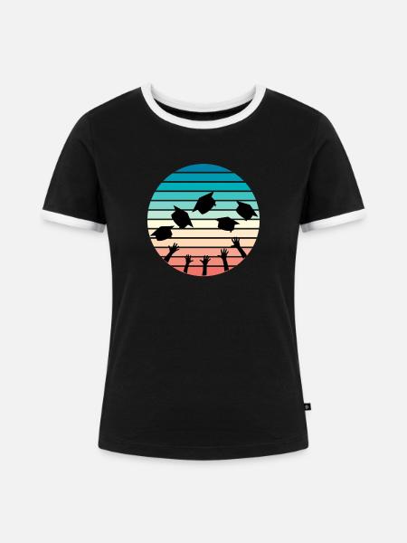 Graduation - Graduation Gift Ideas - Frauen Kontrast-T-Shirt - Schwarz/Weiß