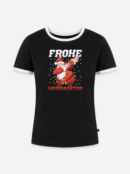 Bogenschütze Bogensport Bogenschießen - Frauen Kontrast-T-Shirt - Schwarz/Weiß