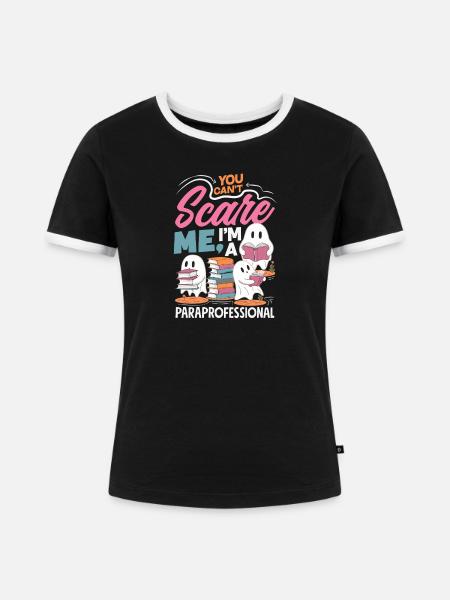 Para Normal Activities Sped-lehrer - Frauen Kontrast-T-Shirt - Schwarz/Weiß