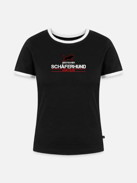 DSH What else ?! - Frauen Kontrast-T-Shirt - Schwarz/Weiß