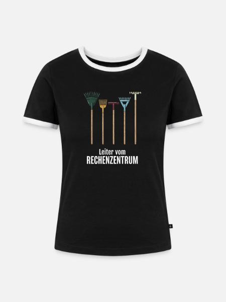 Programmierer Stundenlohn - Frauen Kontrast-T-Shirt - Schwarz/Weiß