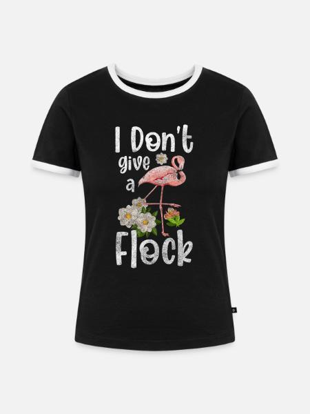 Mir Egal Attitude Gleichgültigkeit - Frauen Kontrast-T-Shirt - Schwarz/Weiß