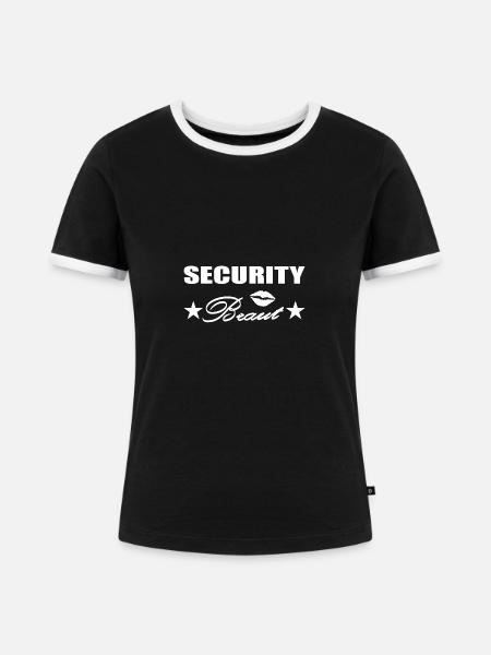 Junggesellinnenabschied - Frauen Kontrast-T-Shirt - Schwarz/Weiß
