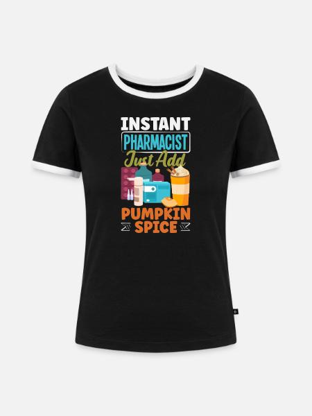 Apotheker Pharmazeutisch-technischer - Frauen Kontrast-T-Shirt - Schwarz/Weiß