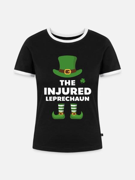 Der verletzte Kobold - Frauen Kontrast-T-Shirt - Schwarz/Weiß