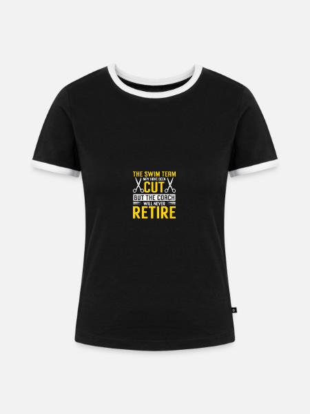 Urologe nach Vasektomie - Frauen Kontrast-T-Shirt - Schwarz/Weiß