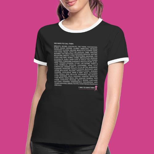 100 ways to call them für dunkle Produktfarben - Frauen Kontrast-T-Shirt