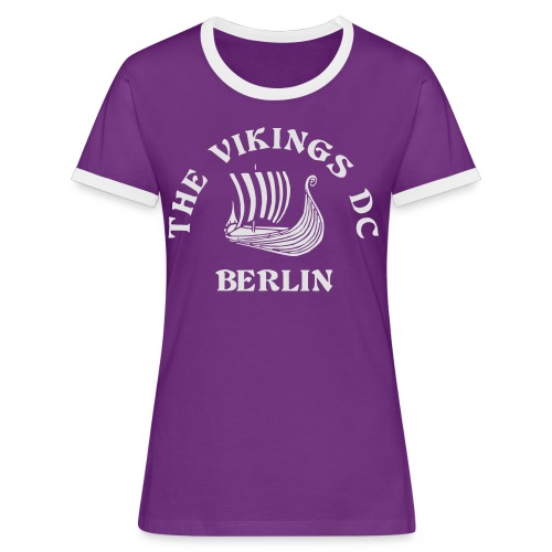 Vikings Logo - Frauen Kontrast-T-Shirt