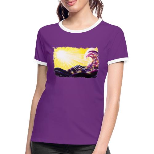 Licht Welle - Sonja Ariel von Staden - Frauen Kontrast-T-Shirt
