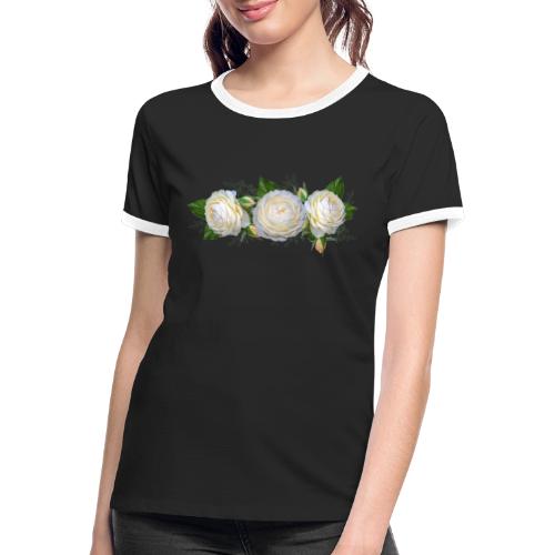 rose Blanche - T-shirt contrasté Femme