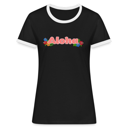 Aloha #2 - Frauen Kontrast-T-Shirt
