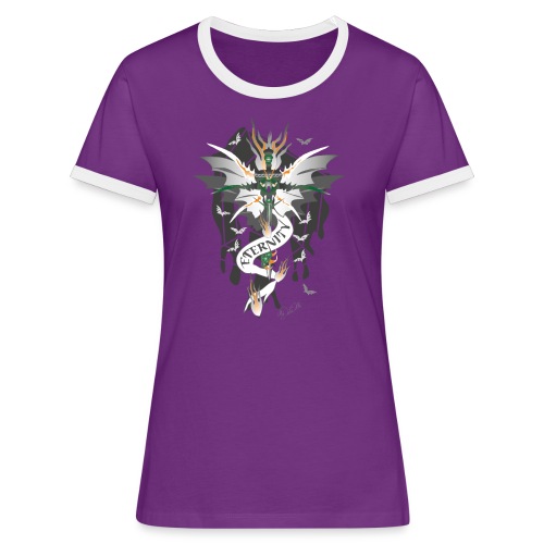 Dragon Sword - Eternity - Drachenschwert - Frauen Kontrast-T-Shirt