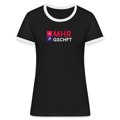 MHR GSCHFT mit Logo - Frauen Kontrast-T-Shirt