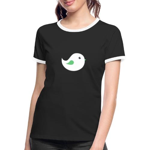 Budgie Bird (No Circular Background) - Women's Ringer T-Shirt