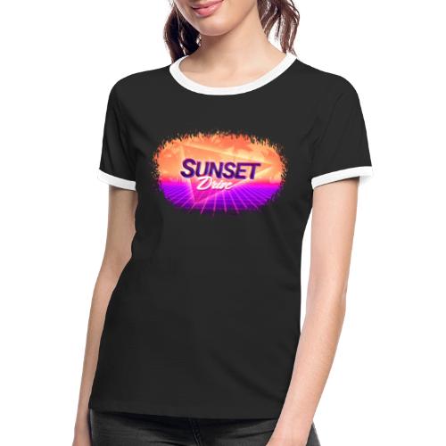 Sunset Drive - Maglietta Contrast da donna