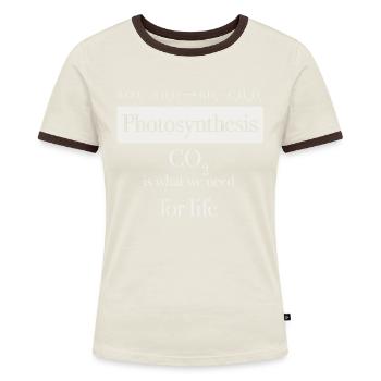 photosythesis - Women's Ringer T-Shirt - blue/white - Front