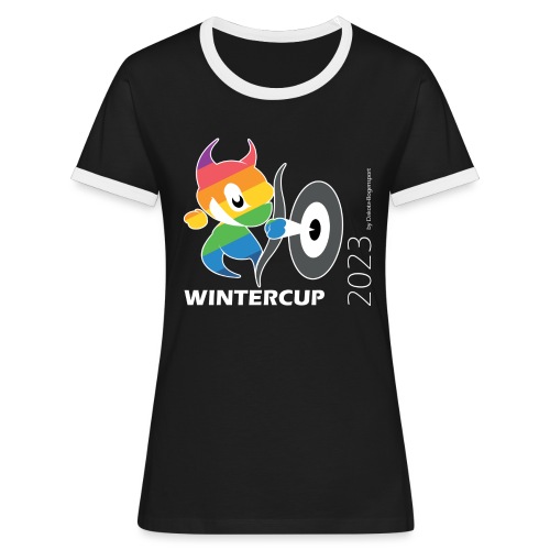 Dakota Bogensport Wintercup 2023 - Frauen Kontrast-T-Shirt
