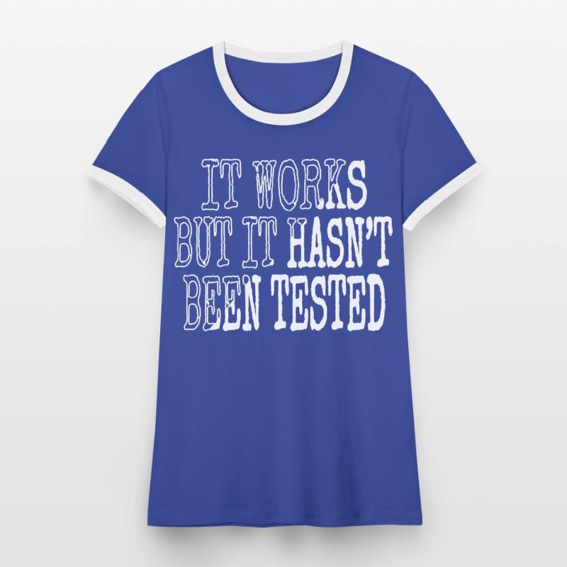 programming programming language Frauen Kontrast-T-Shirt