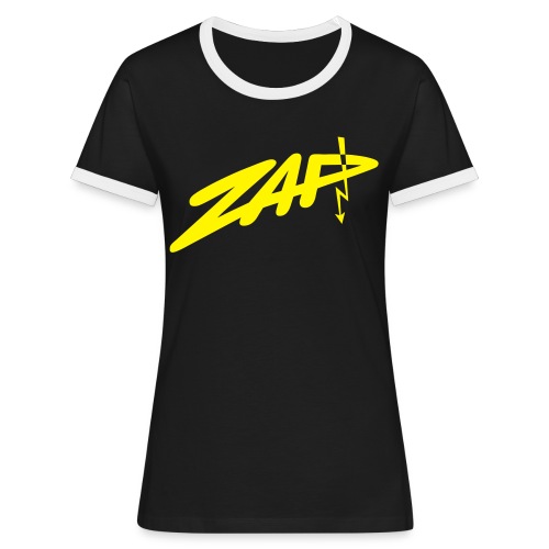 zap_logo_gelb - Frauen Kontrast-T-Shirt