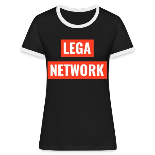 Logo Lega Network - Maglietta Contrast da donna