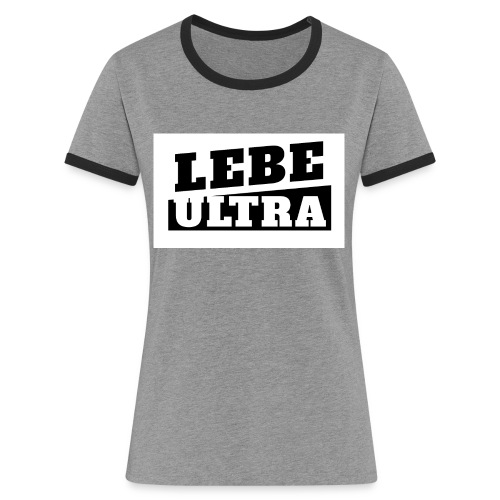 ultras2b w jpg - Frauen Kontrast-T-Shirt