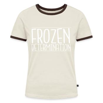 hockey competitions emotional resilience fun - Frauen Kontrast-T-Shirt - Blau/Weiß - Vorne