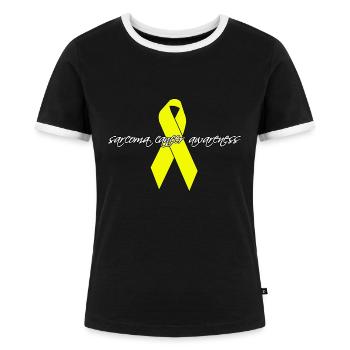 Astronaut and Cosmonaut Astronaut - Women's Ringer T-Shirt - black/white - Front - Selfina (174cm)