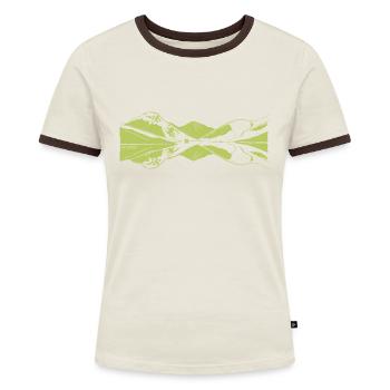 Wasdale view - Women's Ringer T-Shirt - blue/white - Front