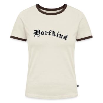 Village child - Women's Ringer T-Shirt - blue/white - Front