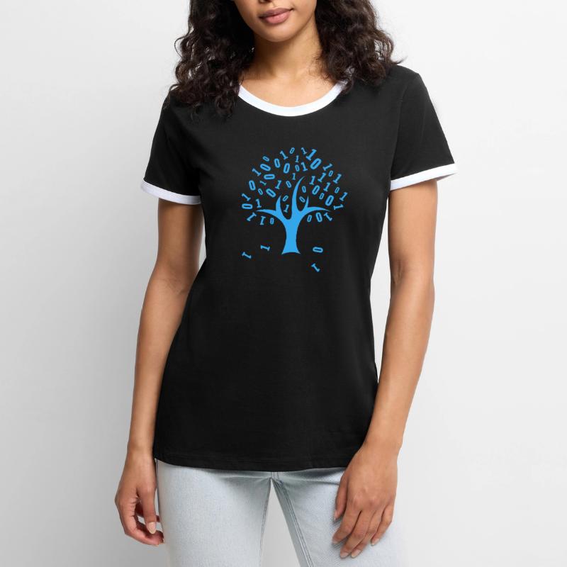 Binary code Women's Ringer T-Shirt