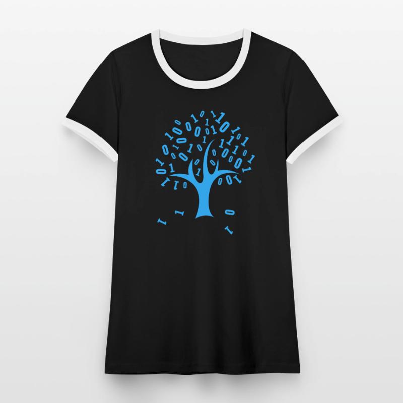Binary code Women's Ringer T-Shirt