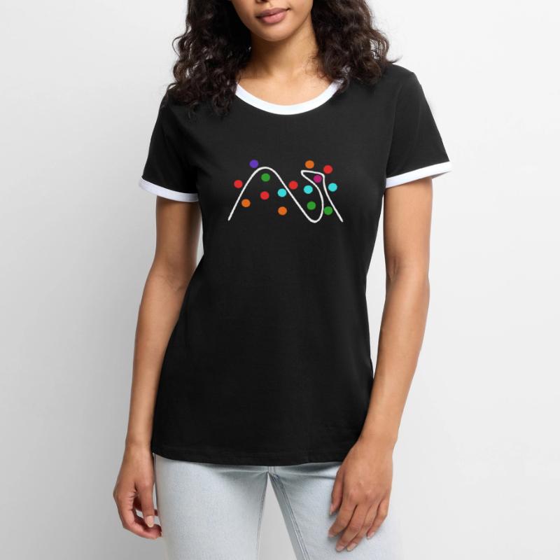 Data Science Analyst Data Scientist Frauen Kontrast-T-Shirt