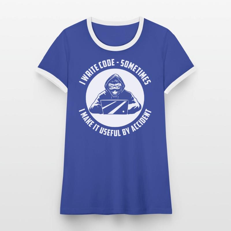 Programmer Coder Software Developer Women's Ringer T-Shirt