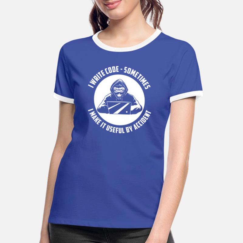 Programmer Coder Software Developer Women's Ringer T-Shirt