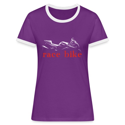 Race bike - Frauen Kontrast-T-Shirt