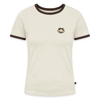 Firecracker Pyro - Women's Ringer T-Shirt - blue/white - Front