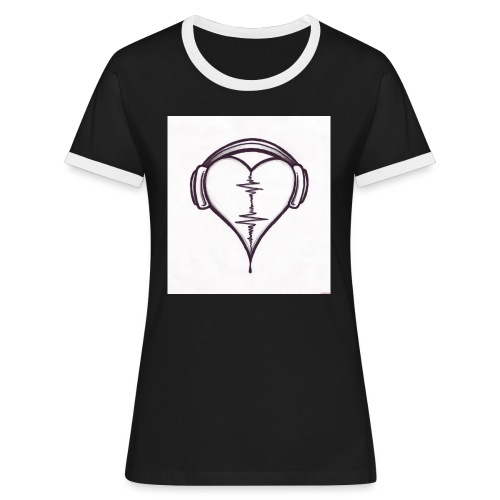 love music - T-shirt contrasté Femme