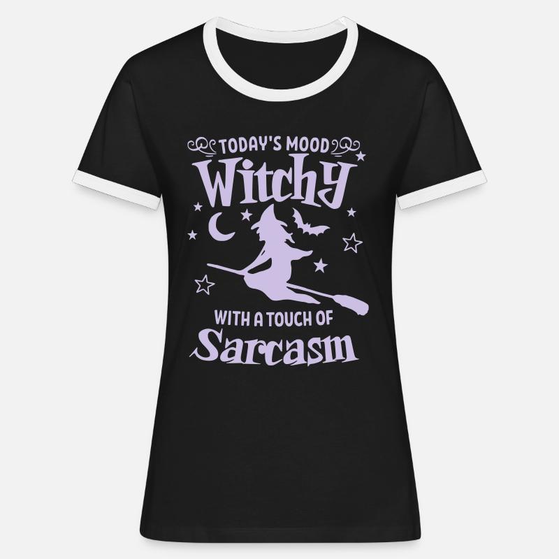 Bewitched - Women's Ringer T-Shirt - black/white