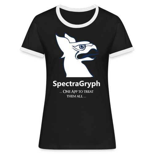 Spectragryph - one app for all spectra - Frauen Kontrast-T-Shirt