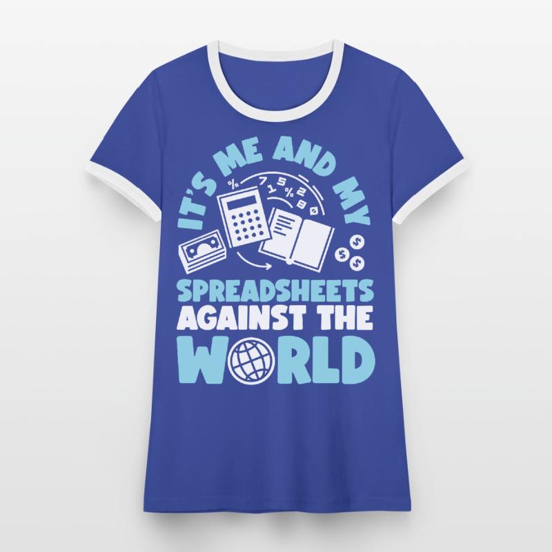 Comptable Comptable Comptable T-shirt contrasté Femme