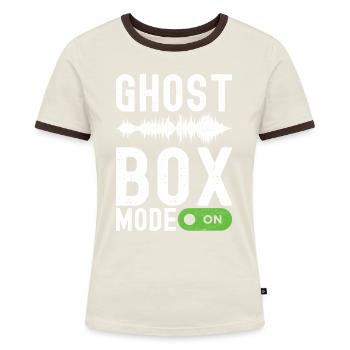 Paranormaler Ermittler Geister Jagen - Frauen Kontrast-T-Shirt - Blau/Weiß - Vorne