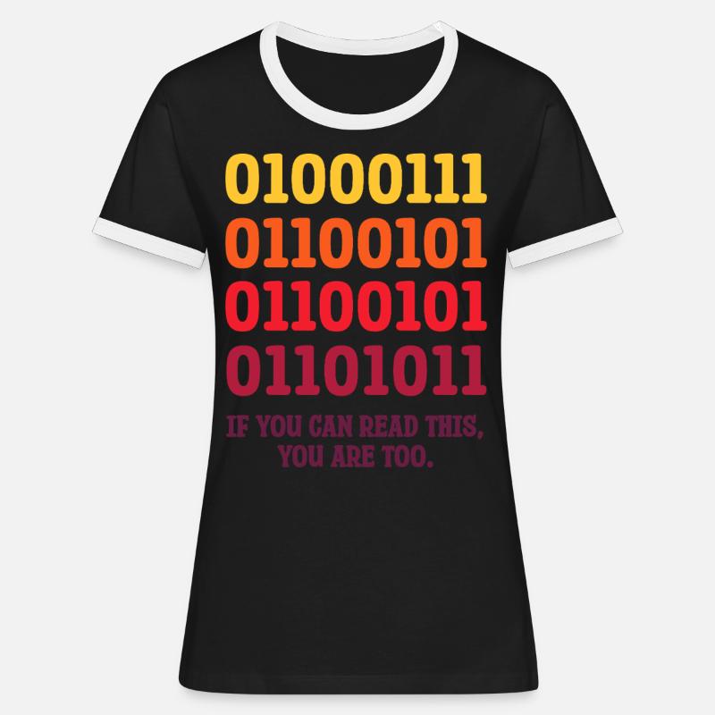IT Geek, PC Accessories Storage Devices Evolution - Women's Ringer T-Shirt - black/white