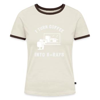 Radiology Tech Radiologist X-Ray Technologist Rad - Women's Ringer T-Shirt - blue/white - Front