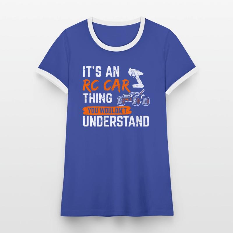 C’est une chose de voiture RC télécommande de course télécommande C T-shirt contrasté Femme