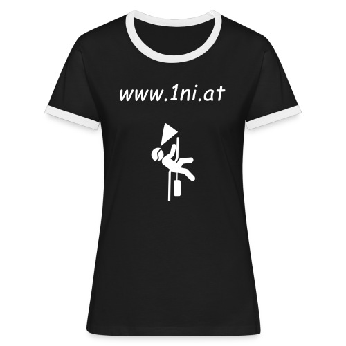 1nimittext - Frauen Kontrast-T-Shirt