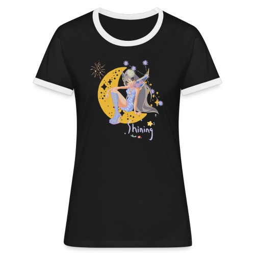 fairy star - T-shirt contrasté Femme