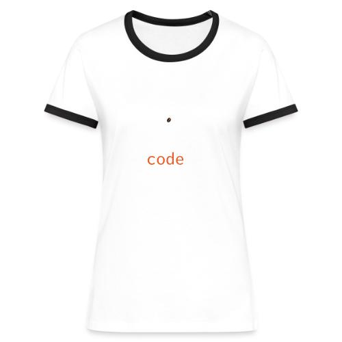 I turn coffee into code light - Women's Ringer T-Shirt