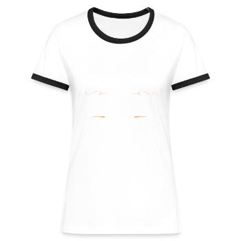 Gamer profession - Women's Ringer T-Shirt - blue/white - Front