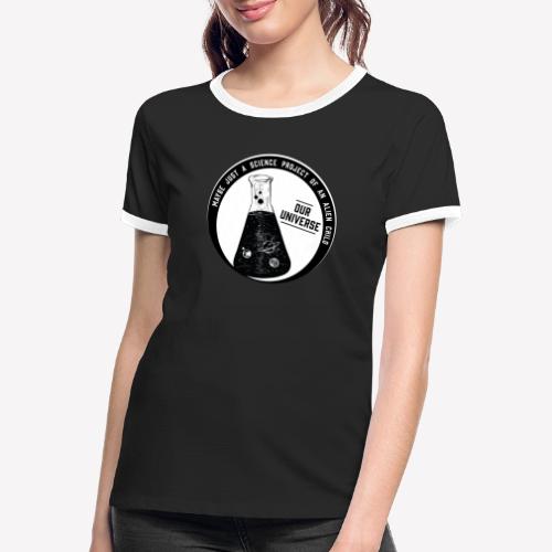 Our Universe - Frauen Kontrast-T-Shirt