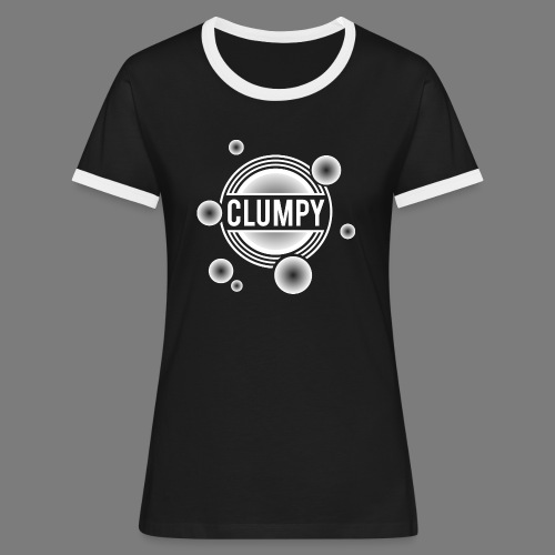 Clumpy halos white - Women's Ringer T-Shirt